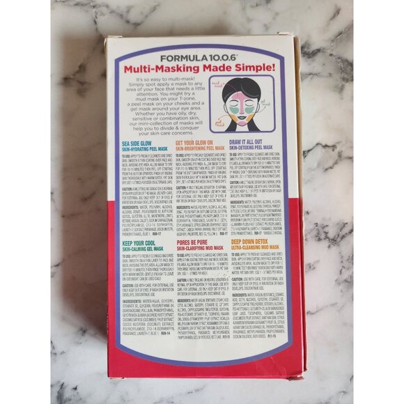 Formula 10.0.6 Multi-Masking Sampler Kit With 6 Face Masks Skincare Gift Set - Picture 2 of 4